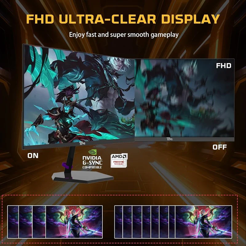 Twisted Minds ECO SERIES 24", 144Hz, 1ms, FHD, HDMI 2.1 and DP 1.4 Gaming Monitor - Image 3