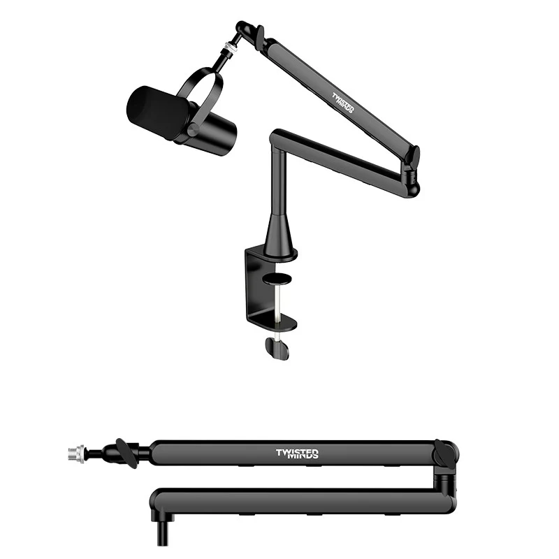 Twisted Minds Flex Series Standard Pole Mic Arm - Black - Image 6