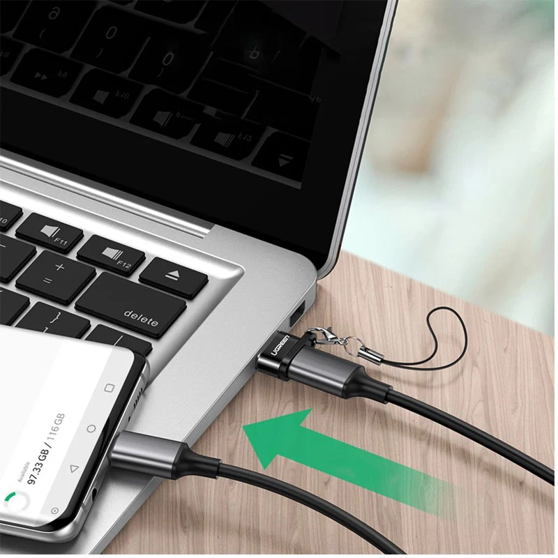 Ugreen USB-C to USB Adapter US280 - Black - Image 4