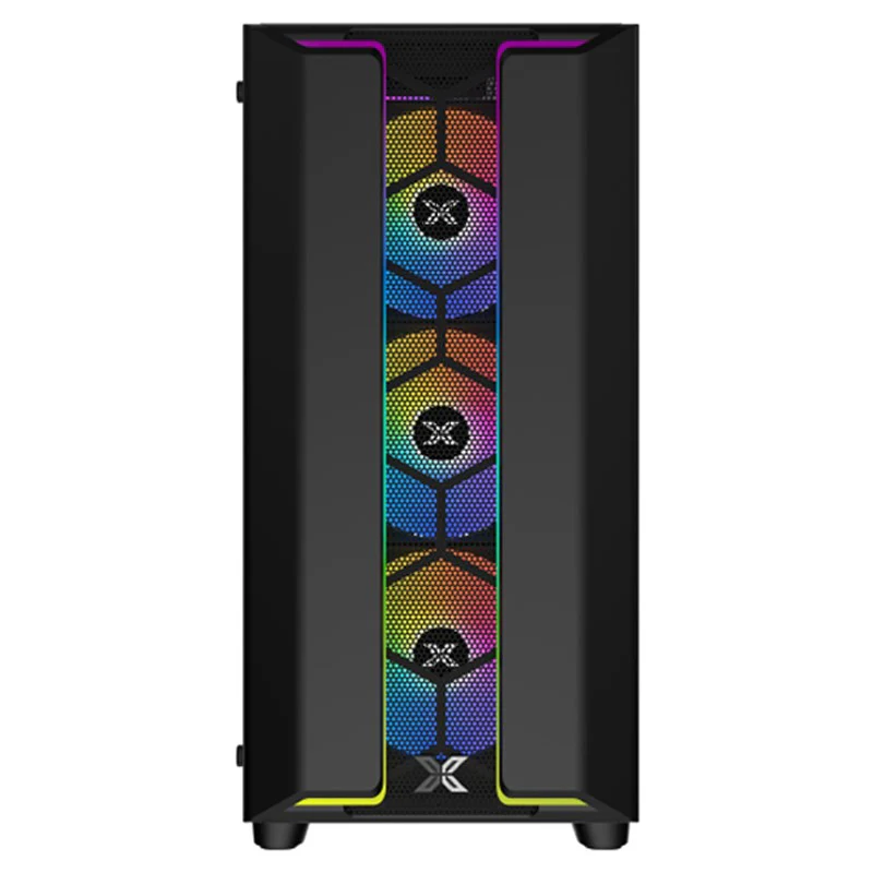 XIGMATEK GAMING Y PRO ARGB E-ATX Mid Tower Case - Black - Image 2