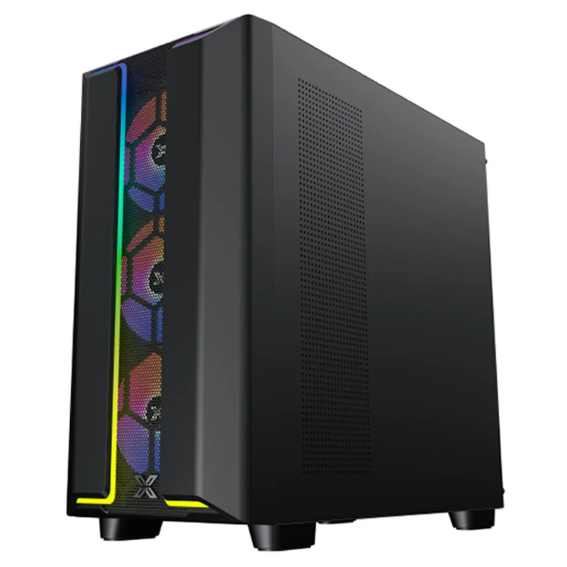 XIGMATEK GAMING Y PRO ARGB E-ATX Mid Tower Case - Black - Image 3
