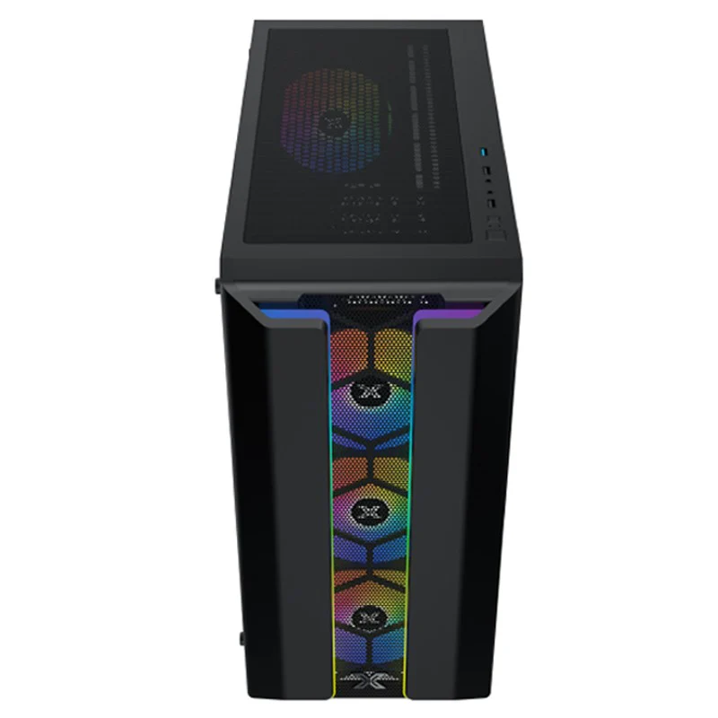 XIGMATEK GAMING Y PRO ARGB E-ATX Mid Tower Case - Black - Image 4