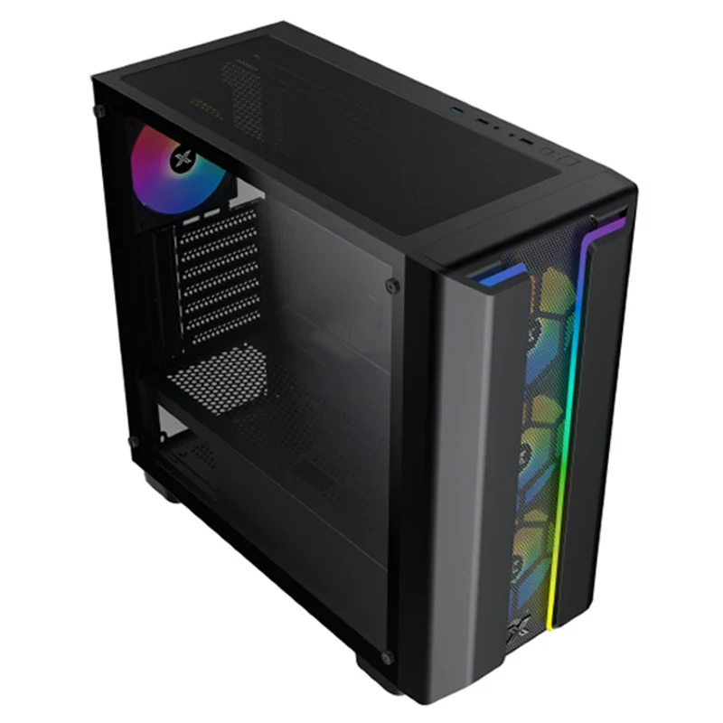 XIGMATEK GAMING Y PRO ARGB E-ATX Mid Tower Case - Black - Image 5