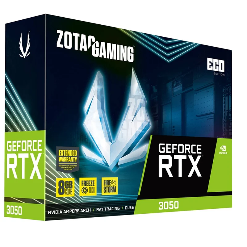 ZOTAC GAMING GeForce RTX 3050 ECO 8GB GDDR6 Gaming Graphics Card - Image 7