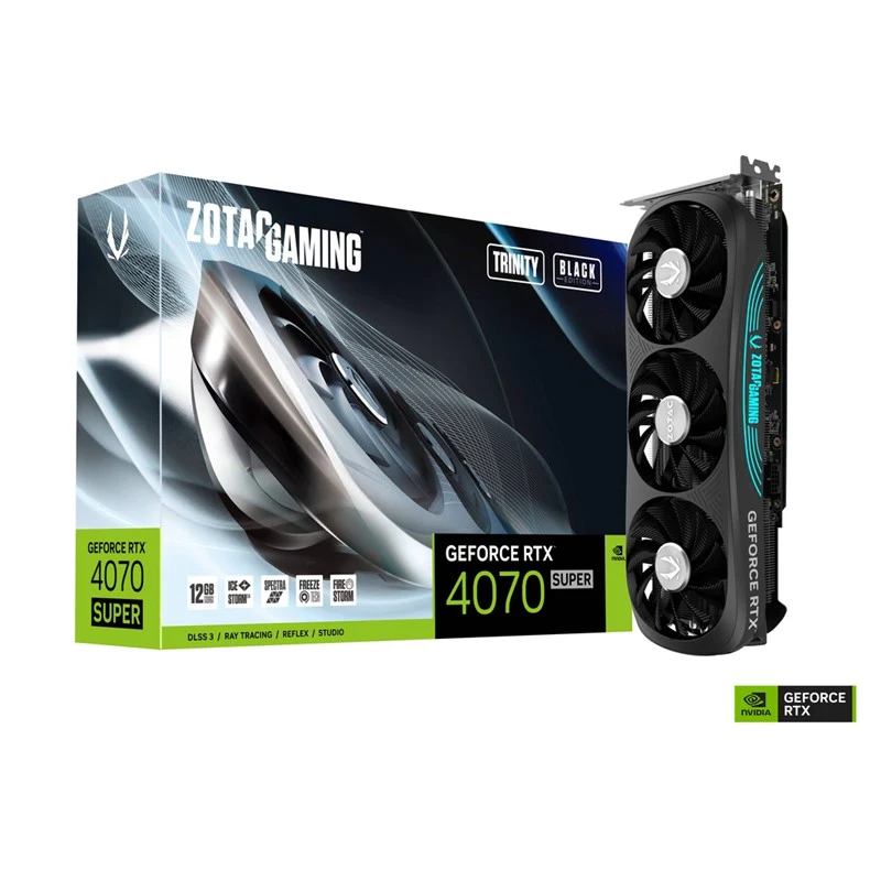 Zotac GAMING GeForce RTX 4070 SUPER Trinity 12GB GDDR6X Gaming Graphics Card